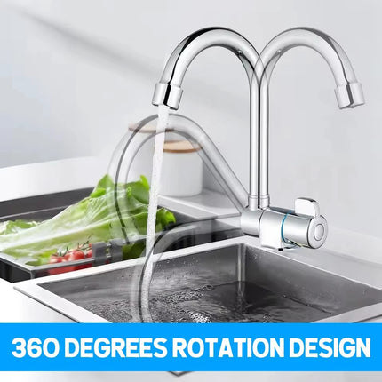Single Cold Water Tap 360° Rotation 1/2inch Mounting Faucet For RV Motorhome