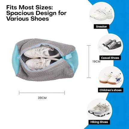 Durable Shoe Laundry Bag for Washing Machine Cleaning All Shoe Types And Sizes