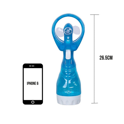 Portable Hand Held Cooling Stay Cool Water Spray Misting Fan Mist Travel Mini