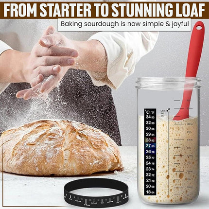 Complete Sourdough Bread Baking Supplies Sourdough Starter Kit 25PCS Sourdough