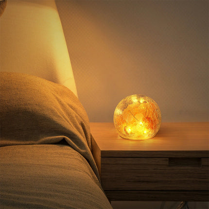 Himalayan Natural Air Purifier Rock Crystal Salt Lamp Night Warm Light Battery