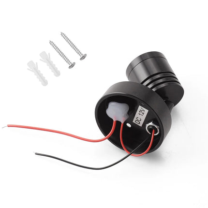 2X LED Swivel Reading Light 12V Campervan Caravan Boat Interior Wall Spot Lamp