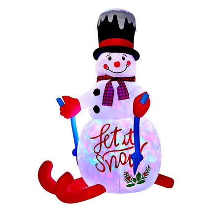 Tinseltown 1.8M Christmas Inflatable Snowman Decoration Xmas LED Light Outdoor