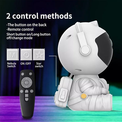Astronaut Star projector Galaxy night Light with Timer and remote control