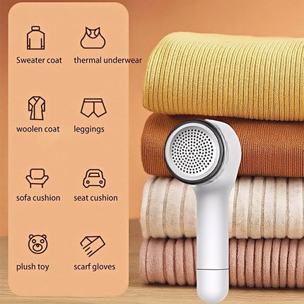 USB Electric Fabric Shaver Lint Remover Clothes Fluff Fuzz Pilling Rechargeable