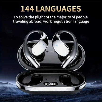 Smart Translation Earbuds 144 Languages AI Instant Translate Bluetooth Headphone