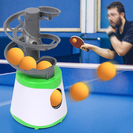 Portable Table Tennis Ball Machine Launcher Auto Ping Pong Robot Equip For Gift