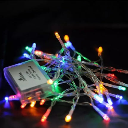 100 LED 10.9M Multi Colour Battery Operated Christmas String Lights