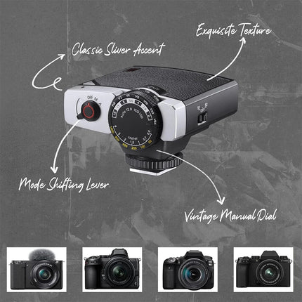 Retro Camera Flash Speedlite Diffuser for Canon Nikon Sony