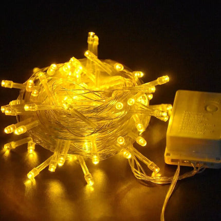 Warm White 50M LED Fairy String Lights Waterproof Christmas Tree Garden Party Outdoor