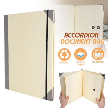 Accordion Storage Book Document Organizer For Home Office School HospitalCommand