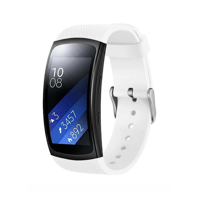 Samsung Smart Wristband Gear Fit 2 Pro/Fit2 Band Sport Silicone Wrist Strap White
