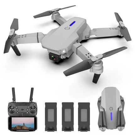 RC Drone with Dual Camera 4K HD WiFi FPV Drone Quadcopter with 3 Batteries