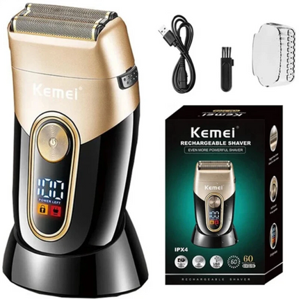Cordless Foil Shaver Electric USB Rechargeable Wet/Dry Shaver Razor For Men Gift