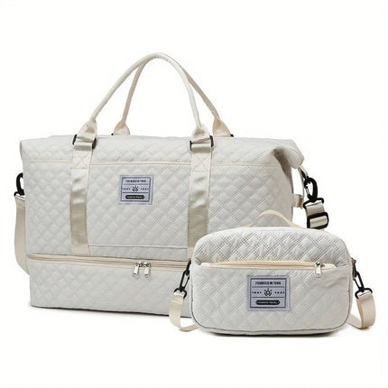 Foldable Travel Bag- Unisex Lightweight Large Capacity Folding Duffel Travel Bag