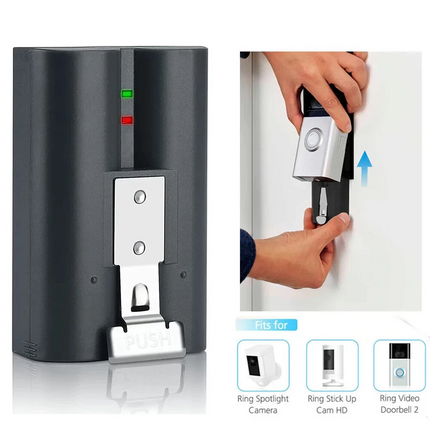 Updated Ring Rechargeable Battery Pack Quick-Release For Video Doorbell 2 3 4