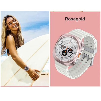 For Samsung Galaxy Watch Ultra 47mm Case Screen Protector Face Cover Smart Rose Gold