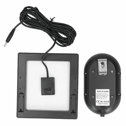 Auto Day/Night Solar Powered Oxygenator Air Pump Oxygen Aerator Fish Pond Pool