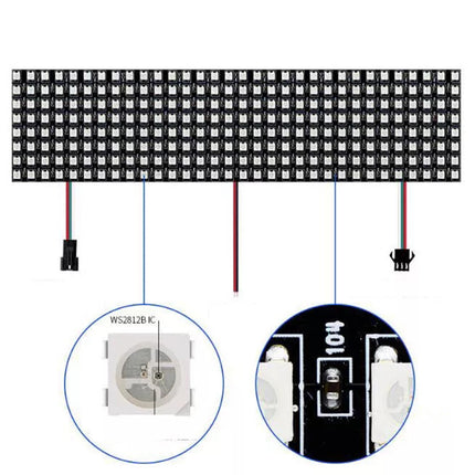 DC5V WS2812B Flexible LED Panel Matrix Display Screen Addressable Light
