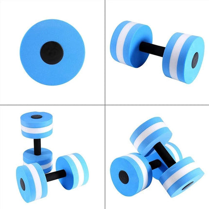 2Pcs Floating Dumbbells Water Dumbbells Aquatic Aerobics Exercise Pool Fitness