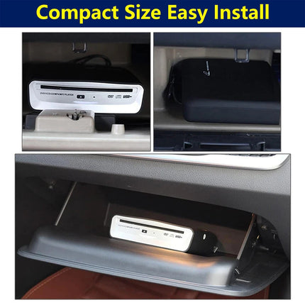 Portable Black External USB 2.0 Interface Car Radio CD/DVD Dish Box Player Cable
