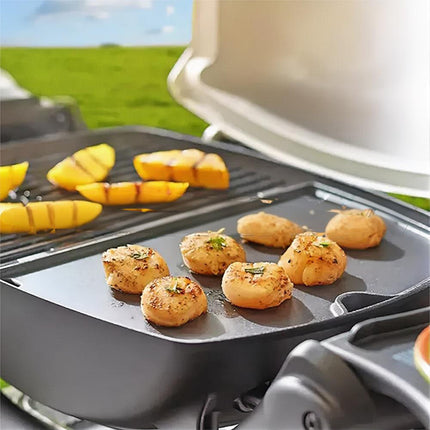 BBQ HALF GRIDDLE PLATE for Weber Q Series Q200, Q220, Q2000, Q2200 6559