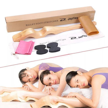 Ballet Foot Stretcher Stretch Elastic Band Dance Gymnastics Arch Enhancer Wooden