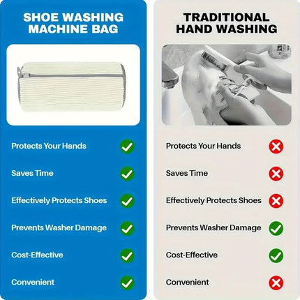 Durable Shoe Laundry Bag for Washing Machine Cleaning All Shoe Types And Sizes