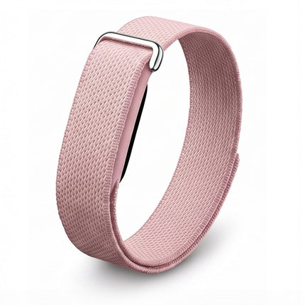For Google Fitbit Air Performance Loop Band Recycled Polyester Adjustable Strap Blush Pink