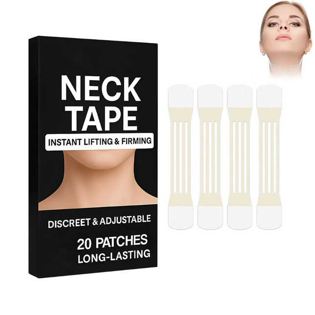 40 X Celestica Neck Tape, Instant Lift and Firming Invisible Tape for Neck, Face, Jaw