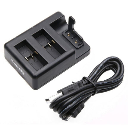 Charger Dual Battery+Remote Control USB for HERO 8 7 6 5