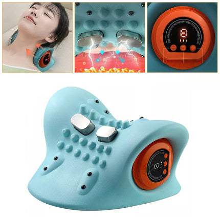 Neck Massager Shiatsu Pillow  Therapeutic Heat Massage for Pain Relief and Relaxation