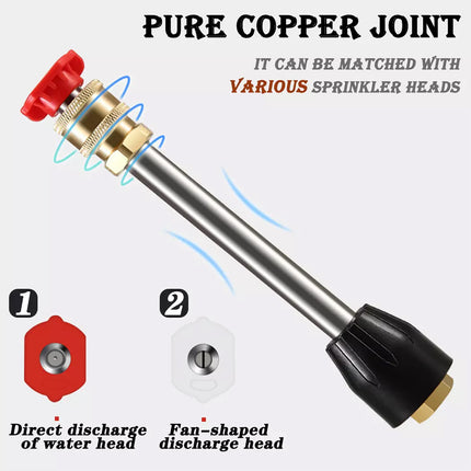 Cordless Electric High Pressure Washer Water Spray Gun Car Cleaner w/ 2*Battery