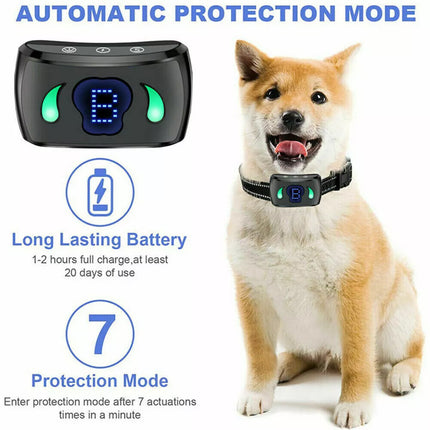 Anti Bark Dog Training Collar Sound Automatic Stop Barking Rechargeable