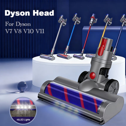 Motorized Floor Brush Soft Roller Head for Dyson V7 V8 V10 V11 Cordless Vacuum