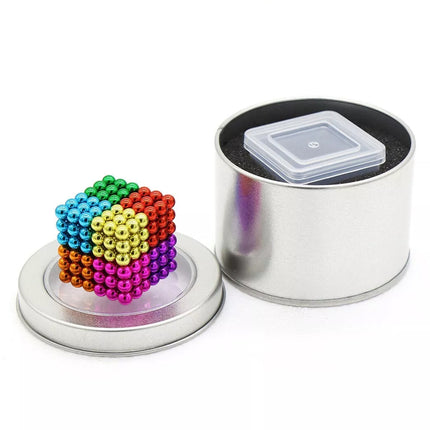 216Pcs 3mm Building Blocks Magnetic Balls Fidget Desk Adults Toy Office Fidget Game Gifts 8 Colours