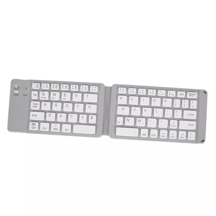 Foldable Keyboard Mini Wireless Bluetooth Keyboard For Android IOS Pad Windows  （NS15: White Foldable Keyboard）