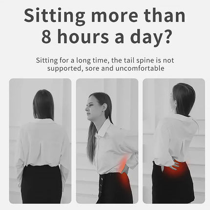 Office Chair Seat Cushion for Sedentary Support Comfort Pillow Pad Home Use Blue