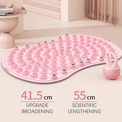 Foot Massage Mat Acupressure Mat Foot Reflexology Walking Toe Plate Massage Pad Pink