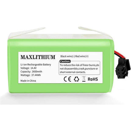 14.4V 2600mAh Replacement for Eufy RoboVac G10 G20 G30 G40 Hybrid Li-Ion Battery