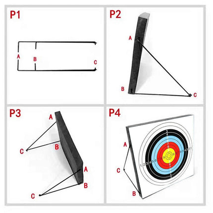 Archery Target High Density Foam Target for Compound & Recurve Bows Practice