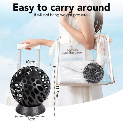 Air Circulation Mini Silent Sphere Fan Light Unique Desk Gift USB Charging