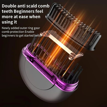 Portable Hair Straightener Brush Hair Hot Comb Cordless Hair Beard Straightener