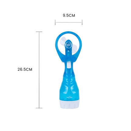 Portable Hand Held Cooling Stay Cool Water Spray Misting Fan Mist Travel Mini