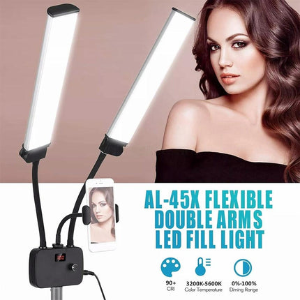 45W Dimmable LED Beauty Light Stand Makeup Live Eyelash Extensions Tattoo Studio