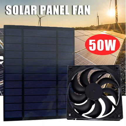 12V Solar Powered Fan Weatherproof Fan,Solar Panel Fan,Ventilator Exhaust Fan