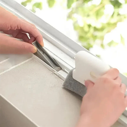 Window Door Track Cleaning Brush Gap Groove Sliding Tools Dust Cleaner Kitchen