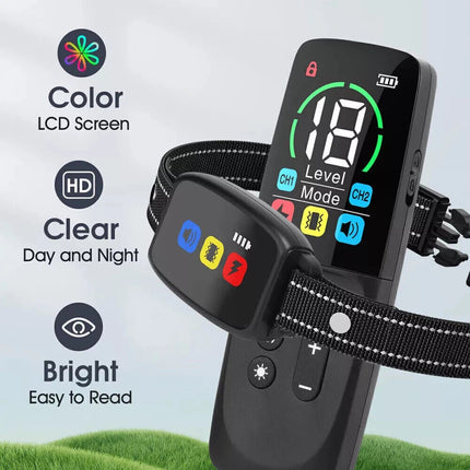 800M Anti Bark Electric Shock Pet Dog Training E-Collar Obedience Remote Control