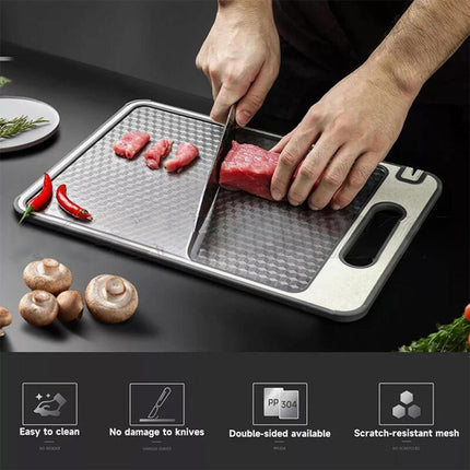 Titanium Double-Sided Cutting Boards Titanium Chopping Board For Kitchen Camping