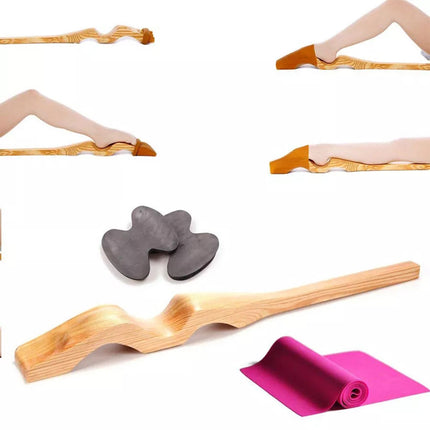 Ballet Foot Stretcher Stretch Elastic Band Dance Gymnastics Arch Enhancer Wooden